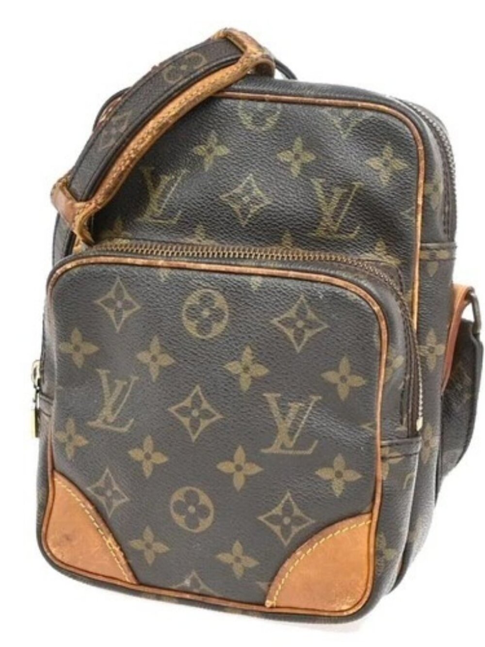 LOUIS VUITTON Amazon Crossbody Shoulder Bag Monogram Leather BN M45236 32PA310